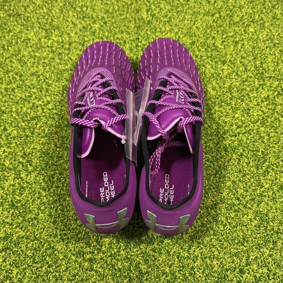 Under Armour Magnetico Elite 3 FG Size 10 Men’s Soccer Cleat Purple 3026740-500 - Picture 4 of 6